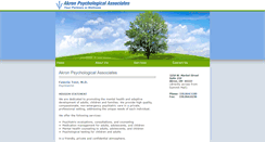 Desktop Screenshot of akronpsychassociates.com
